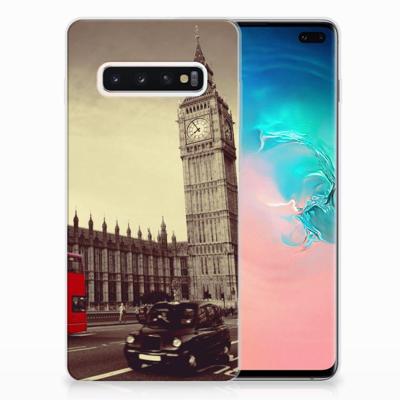 Samsung Galaxy S10 Plus | Silliconen Back Cover | Londen