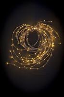 Konstsmide 3365-600 Deurkrans met verlichting Krans Warmwit LED Bruin - thumbnail