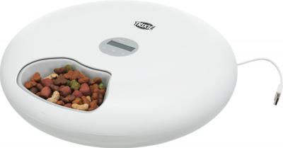 Trixie voerautomaat tx5+1 6 maaltijden 180 ml wit