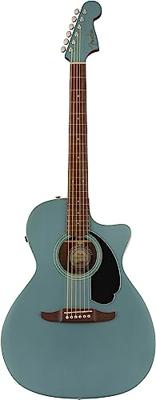 Fender Newporter Player Tidepool WN Black Pickguard elektrisch-akoestische westerngitaar - thumbnail