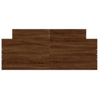Bedframe hoofd- en voeteneinde bruin eikenkleur 120x190 cm - thumbnail