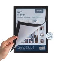 Europel zelfklevend kader ft A5, zwart, pak van 2 stuks - thumbnail