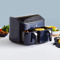 BK Supreme XXXL Dubbele Airfryer 3L+6L 2850W Donkerblauw - thumbnail