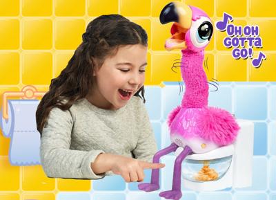 Little Live Pets GottaGo flamingo interactieve knuffel