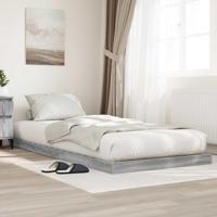 Vloer bedframe Grijs Sonoma 80 x 200 cm Bewerkt hout - thumbnail