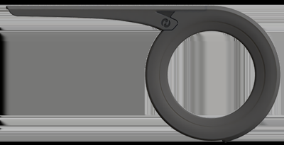 Sturmeyarcher Kettingscherm herrmans fuse 42-44t - matzwart