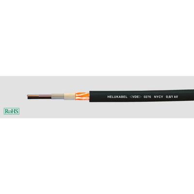 HELU 32203-1000 Grondkabel NYCY 2 x 2.5 mm² Zwart 1000 m