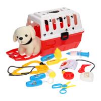 Hond in Reismand Dierenarts Speelset - thumbnail