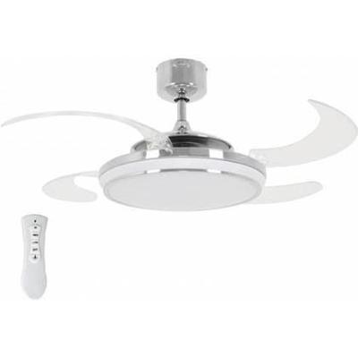 Fanaway Plafondventilator Fanaway Evo 1 Chroom Led Ø 122cm