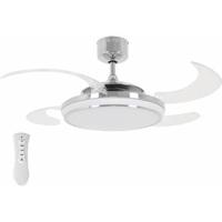 Fanaway Plafondventilator Fanaway Evo 1 Chroom Led Ø 122cm - thumbnail