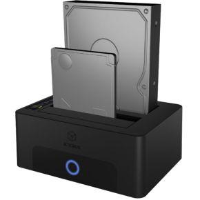 ICY BOX IB-1232CL-U3 USB 3.2 Gen 1 (3.1 Gen 1) Type-A Zwart