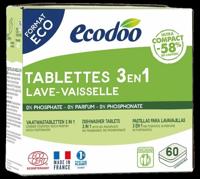 Vaatwas tabletten 3-in-1 geconcentreerd XL bio 60 Stuks - thumbnail