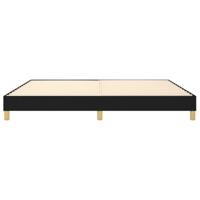Boxspringframe stof zwart 200x200 cm - thumbnail