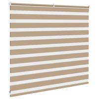 Zebra Blind 155x100 cm stofbreedte 150,9 cm polyester zandbruin - thumbnail