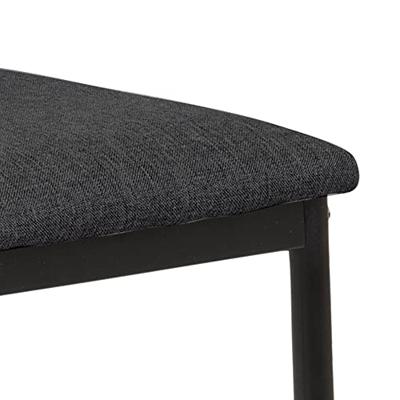 Bendt Barstoel 'Nuna' Stof, kleur Grijs (zithoogte 67cm)