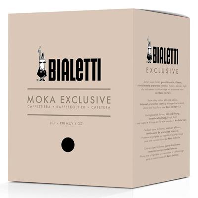 Percolator Bialetti MOKA EXCLUSIVE Zwart Aluminium 3 Koppar