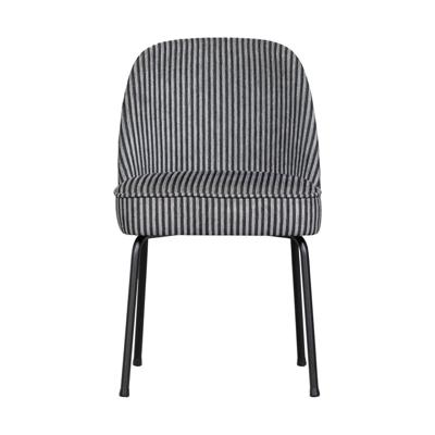 WOOOD Eetkamerstoel 'Vogue' Geweven, kleur Zwart/Grijs