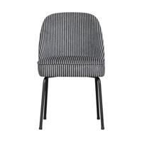 WOOOD Eetkamerstoel 'Vogue' Geweven, kleur Zwart/Grijs - thumbnail