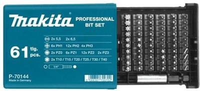 Makita P-70144 Schroefbitset 61-delig