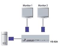 ATEN VS92A 2-poorts VGA Monitor verdeler - thumbnail