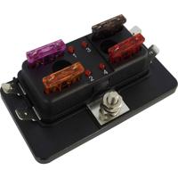 SecoRüt FHA504 LED Stroomkringverdeler Platte zekering standaard Aantal polen 4 30 A 1 stuk(s) - thumbnail