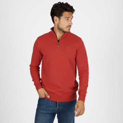 Heren Trui Kralingen | Rood Oranje Melange