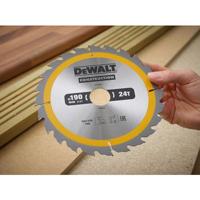 DeWALT Cirkelzaagblad voor Hout | Construction | Ø 190mm Asgat 30mm 24T - DT1944-QZ - thumbnail