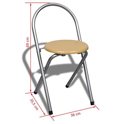 Ontbijttafelset met twee stoelen (inklapbaar) - thumbnail