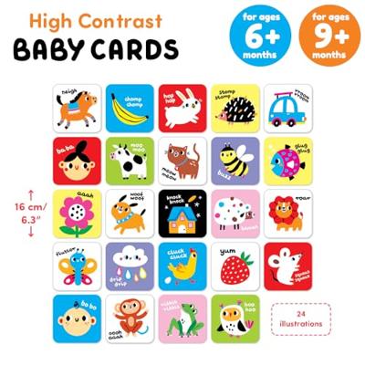 Banana Panda - hoog contrast babykaarten 6m+ / 9m+ - 24st.