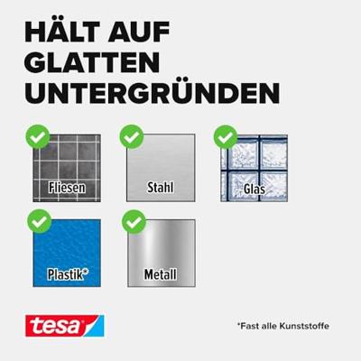 tesa MIRROR 55732-00001-02 Montagetape tesa Powerbond Wit (l x b) 1.5 m x 19 mm 1 stuk(s)