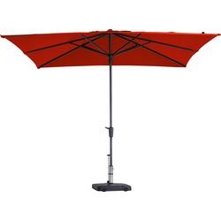 Stokparasol Syros 280 x 280 cm brick red zonwering Madison - Madison Stokparasol Syros 280 x 280 cm brick red zonwering Madison - Madison