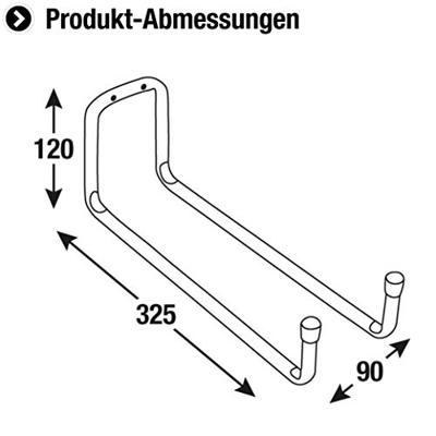 Connex Gereedschapshaak M:120X325X90 30 - DY222027