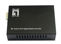 LevelOne GVT-2016 RJ45 naar SFP-Gigabit Media Converter, 802.3bt 90W PoE PSE - thumbnail