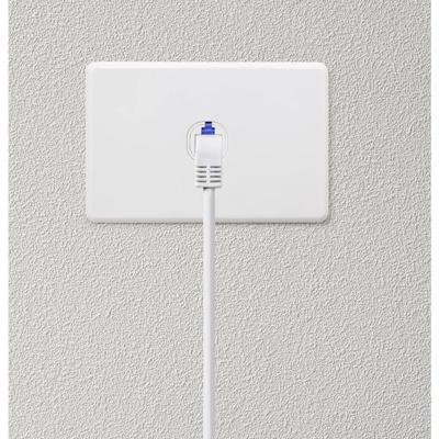 Renkforce RF-4892470 RJ45 Netwerkkabel, patchkabel CAT 6A S/FTP 0.25 m Grijs 90° haaks naar onder 1 stuk(s)