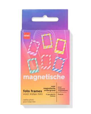 HEMA Magnetische fotoframes streep - 6 stuks