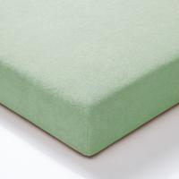 Biobadstoffen hoeslaken, olijf b 180 x l 200 cm - thumbnail