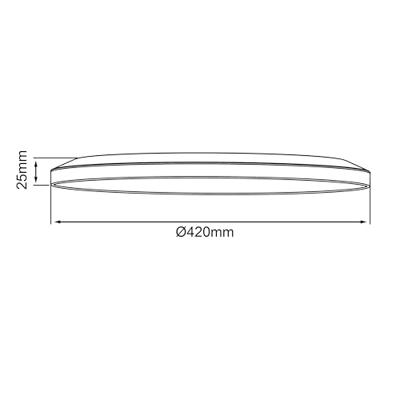 Brilliant PlafondlampSorell Ø 42cm zwart - G99879A76