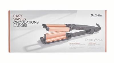 BaByliss Deep Waves Krultang Warm Zwart, Oranje 2,5 m