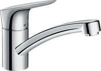 Hansgrohe Logis M31 ééngreeps keukenmengkraan 120, LowPressure, chroom - thumbnail