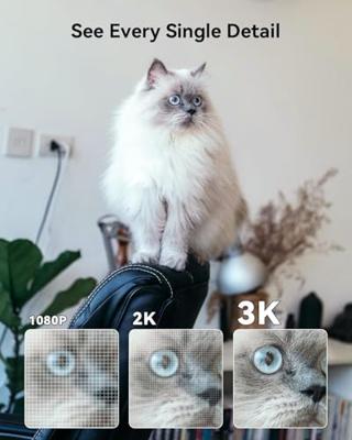 Imou Rex 3D - 3K IP-camera Zwart - thumbnail