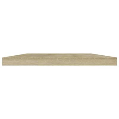 VidaXL Wandschappen 4 st 40x20x1,5 cm bewerkt hout sonoma eikenkleurig