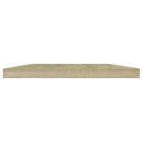 Wandschappen 4 st 40x20x1,5 cm bewerkt hout sonoma eikenkleurig - thumbnail