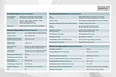 Digitus DK-1743-VH-1 100m Cat7 S/FTP (S-STP) Oranje netwerkkabel Digitus DK-1743-VH-1 100m Cat7 S/FTP (S-STP) Oranje netwerkkabel