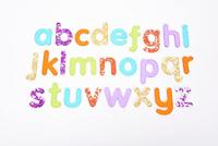 Tickit Doorschijnende Letters Glitterletters - thumbnail