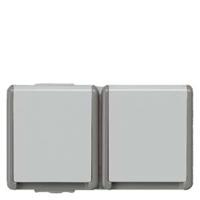 Siemens 5UB4725 Wandcontactdoos met randaarde Delta Grijs Schakelmateriaal 1 stuk(s) - thumbnail