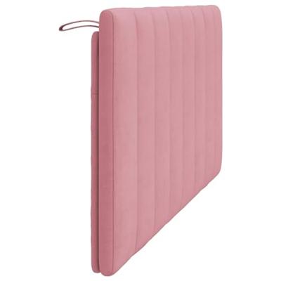 Hoofdbordkussen 160 cm fluweel roze