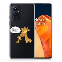 OnePlus 9 Telefoonhoesje met Naam Giraffe - thumbnail