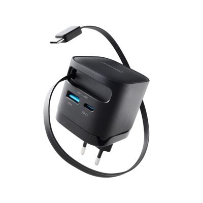 Intenso Intenso Power Adapter W65ACIC GaN black USB-oplader 65 W 1x USB-C Quick Charge 4.0 Zwart Thuis Intenso Intenso Power Adapter W65ACIC GaN black USB-oplader 65 W 1x USB-C Quick Charge 4.0 Zwart Thuis