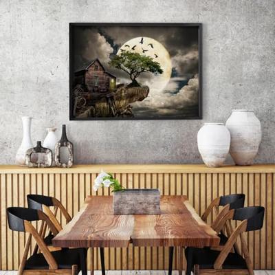 A Log Cabin on a Cliff Puzzel 1000 Stukjes