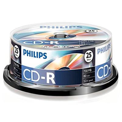 Philips CR7D5NB25/00 700 MB/80 min. 52x CD-R Philips CR7D5NB25/00 700 MB/80 min. 52x CD-R